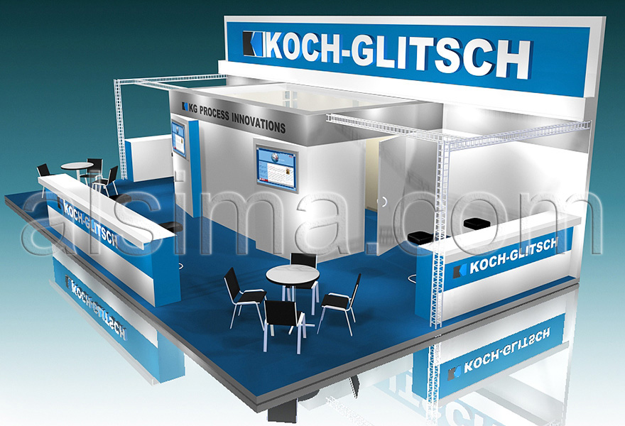 Макет выставочного стенда KOCH-GLITSCH
